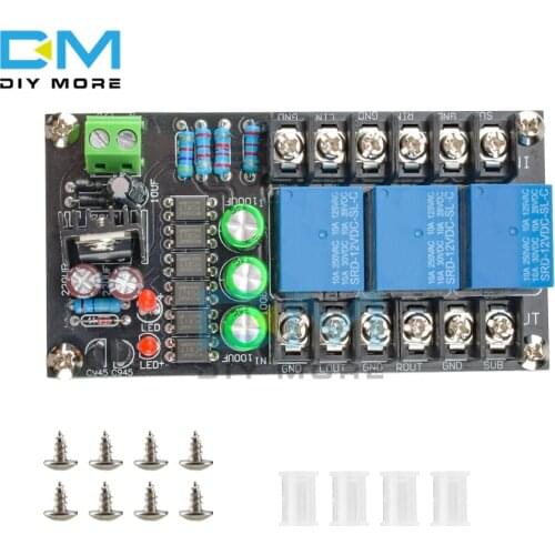Class D Digital Power Amplifier Audio Speaker Protection Board DC 12V-16V 2.1 Three-channel Power Amplifier Board Module