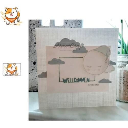 Baby Frame Metal Cutting Dies Scrapbooking Stencil DIY Decorative Embossing Craft Die Cuts Card Making New Dies For 2020