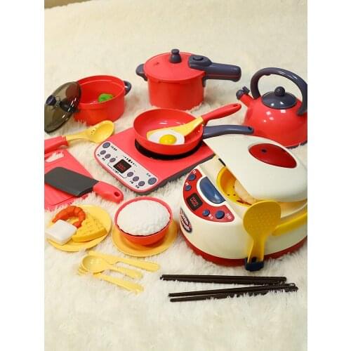 Kids Educational Kitchen Toy Set Children Simulation Kitchen Girls Toys Kids Birthday Gift Utensilios De Cocina Toys BC50GJJ