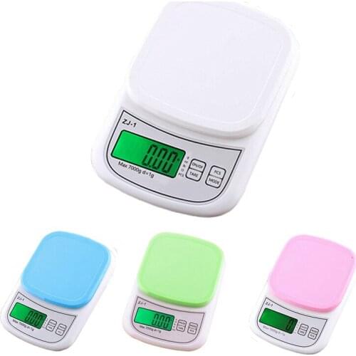 7kg/0.1g Backlight Home Kitchen Electronic Scales Baking Scales Food Scales Accurate Grams Smart Touch Button