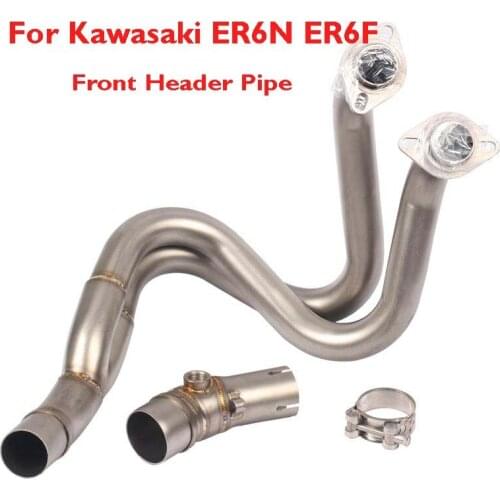 ER6N ER6F Ninja 650F 650R Motorcycle Exhaust Muffler Pipe Header Connecting Pipe for Kawasaki ER6N ER6F Ninja650F 650R 2012-2016