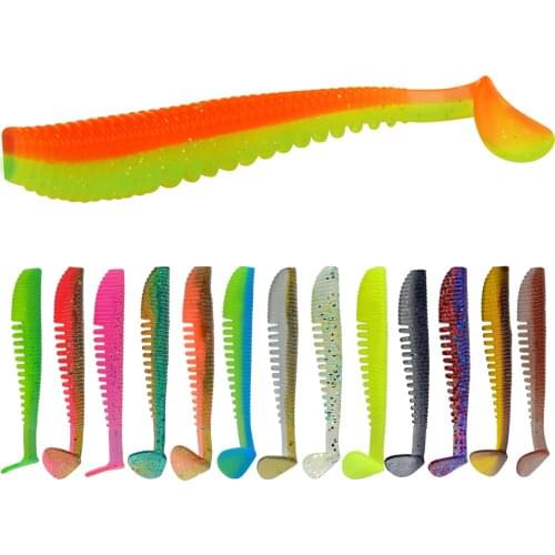 FISH KING Awaruna Fishing Lures 7.5cm 10cm 12.5cm Artificial Baits Wobblers Soft Lures Shad Carp Silicone Fishing Soft Baits