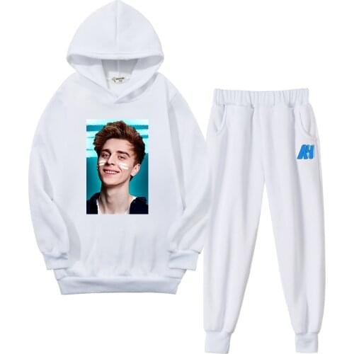 A4 Printed Cotton Long-sleeved Suit Boys and Girls Spring and Autumn Sports Wear Two-piece Pants Hoodie Girls Clothing Set