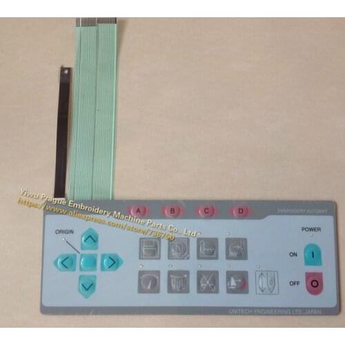 EBY01570 Keyboard Keypad Operation Panel Membrane Switch Barudan embroidery machine spare parts store 736750