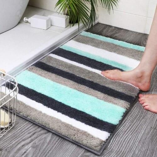 Bathroom Rug Mat,Extra Soft and Absorbent Microfiber Shower Carpet Rug, Non-Slip Machine Washable Quick Dry