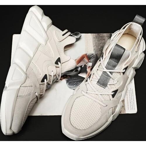 Big Size Summer Mesh Sports Shoes for Women Sneakers Woman Running Shoes Woman Sport Beige Scarpe Donna Walking Ladies GMB-1708