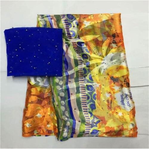 LX!African soft silk fabric for garment neat embroidery on the material with swiss voile lace tissu! F32910