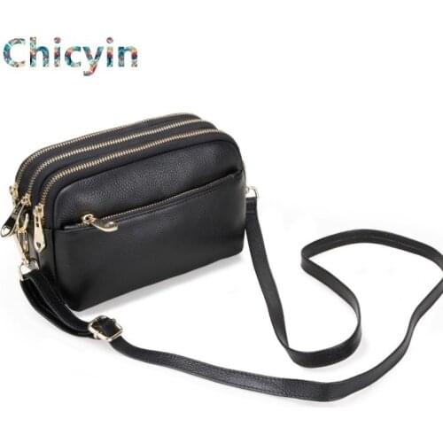 New Shoulder Bag for Women Messenger Bags Ladies Genuine Leather Small Crossbody Bags Female Square Bag Bolsas Feminina Saco