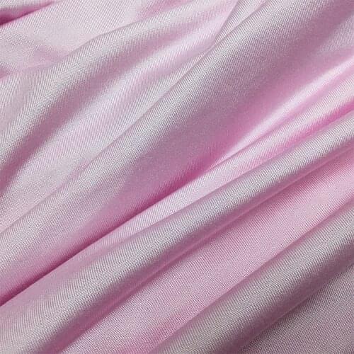 Pink silk, elastic knitted real silk, white filament fabric, summer shirt, T-shirt, dress, DIY fabric