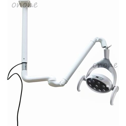Dental Ceiling mounted lamp with Sensor Oral Light Lamp for Dental Unit Chair implant surgery 9LEDS lamp shadeless 28 W