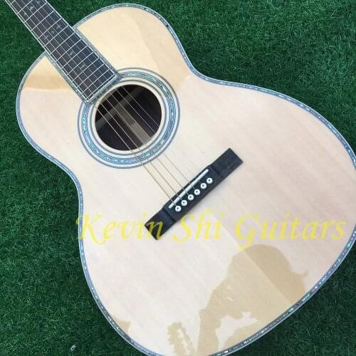 00042 acoustic guitar 000-42 acoustic electric guitar round body classical OOO42 acoustic guitar solid top guitar free shipping