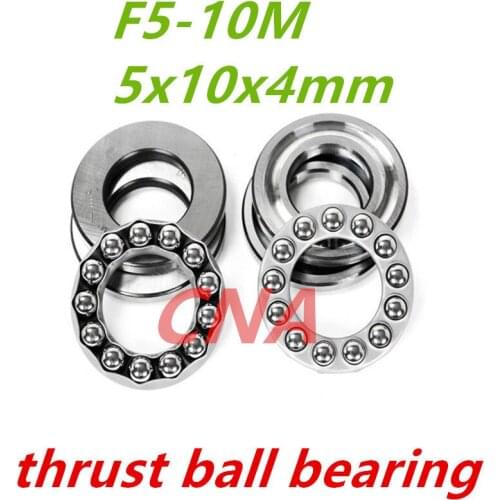 10 pcs F5-10M high quality thrust ball bearing 5x10x4mm miniature bearing