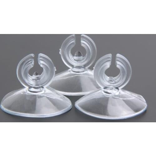 10pcs/lot Plastic Aquarium Suction Cup Holder Fish Tank Sucker for Fish Tank Oxygen Air Tube Fixing Clip Pump Airline Tube Clips