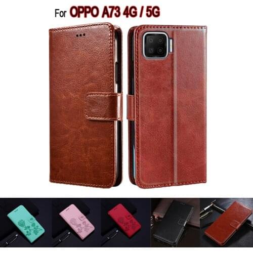 Flip Cover For OPPO A73 Case Phone Protective Shell Funda For OPPO A73 A 73 5G Case Wallet Leather Book Etui Hoesje Capa Bag
