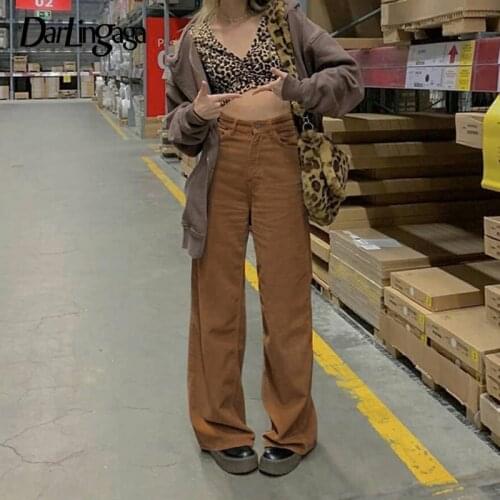 Darlingaga Women's Corduroy Trousers