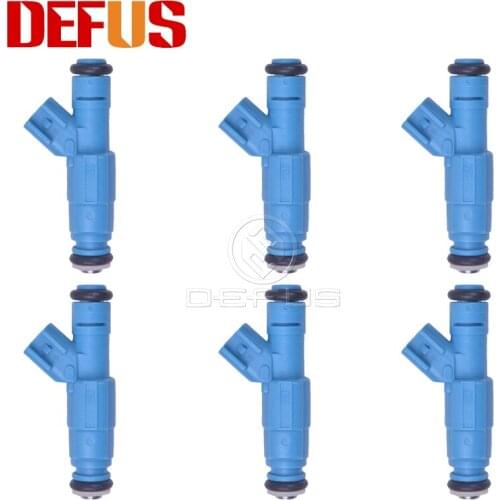 DEFUS 6X 0280155972 Fuel Injector Nozzle Bico For Jeep Liberty Dodge Ram 1500 3.7L 02-04 0 280 155 972 Engine Values New Arrival
