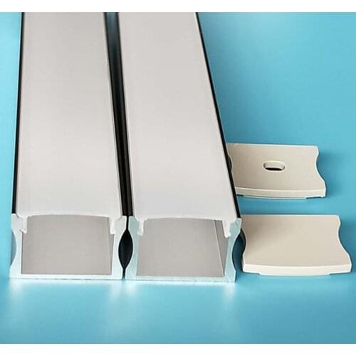 Free Shipping 70M/Lot 2M Aluminium Channel Holder Corner Connector for LED Strip Light Bar Under Cabinet Lamp Kitchen