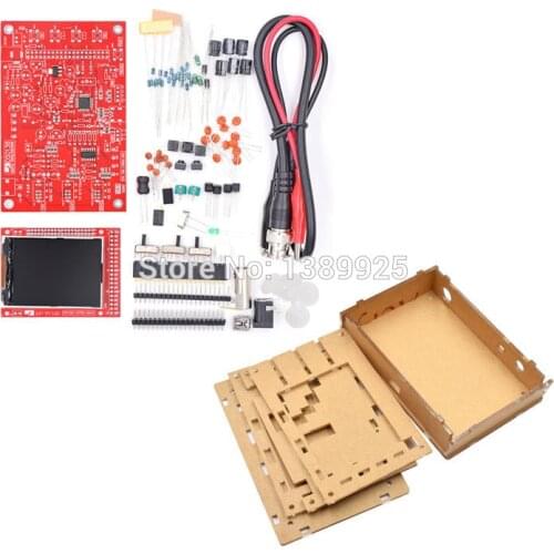DSO138 DIY Digital Oscilloscope Kit SMD Soldered 13803K Version With Transparent Acrylic Housing