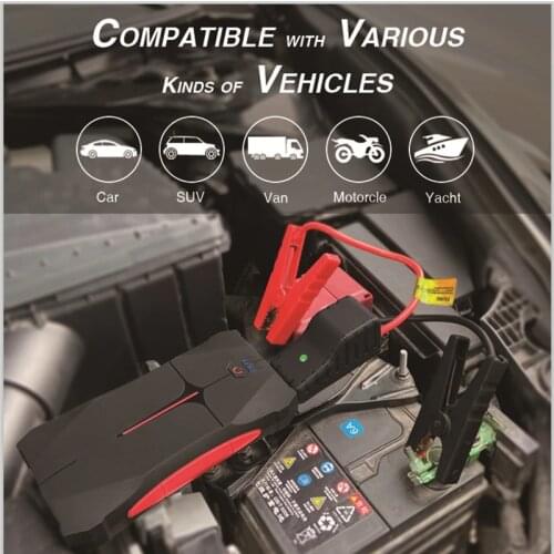 GKFLY Emergency Car Jump Starter Jumpstart for Auto Car Battery Booster Buster Portable Starting Device Power Bank Power Station