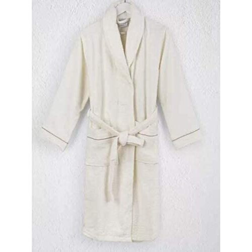 Irya Roya Cotton Bathrobe Ecru S/M