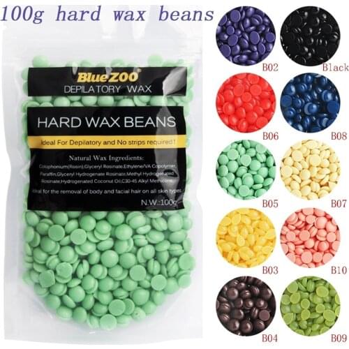 IMATCHME 50g Natural Herbal Scent Hard Wax Beans Unisex Depilatory Hot Film Beads Waxing Pellet No Strip Body Hair Removal Cream