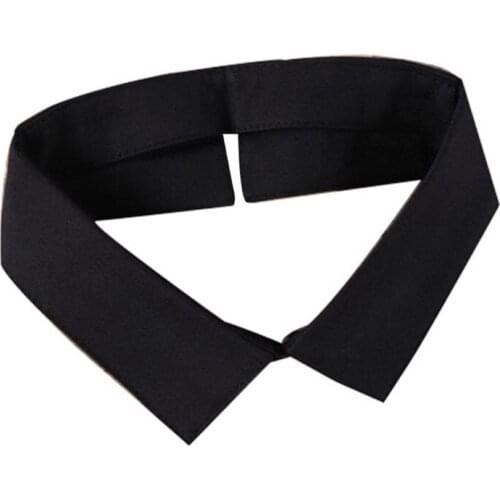 Classic Classic Black/White Collar Shirt Fake Collar Tie Vintage Detachable Collar False Collar Lapel Blouse Top Women/Men