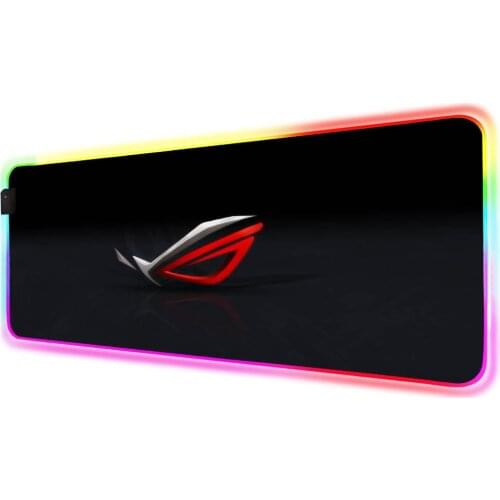 ROG Player Country RGB Mouse Pad Cool Eye of The Bad Guy LOGO Keyboard Pad Large Mousepad Desk Mat Gaming Accessories 90x40cm