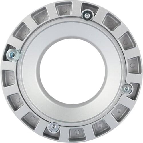 Bowens Mount Speed Ring Adapter Studio Accessory for LED Flash Light Compatible with Godox NiceFoto Jinbei