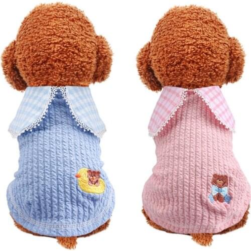 Cute Cartoon Pet Puppy Clothes Dog Winter Clothing Cotton Warm Dog Costume for Cat Dog Coat Jacket Chihuahua Pomeranian Mascotas