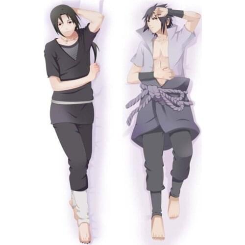 Gobsk Anime Pillowcase Uchiha Sasuke Male Anime Cosplay Otaku Dakimakura Bedding Body Pillow Case Hugging Pillow Cover Case