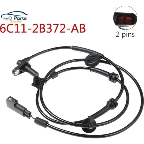 New 6C112B372AB Front Left/Right ABS Wheel Speed Sensor For Ford Transit 2006-2010 2011-2015 6C11-2B372-AB 6C112B372AA 1371543