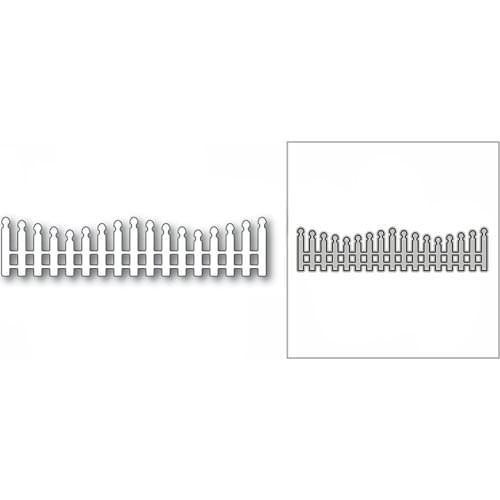 New Long Guardrail Fence Shape 2020 Metal Cutting Dies for DIY Scrapbooking and Card Making Decorative Embossing Craft No Stamps