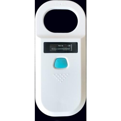 New Animal handheld card reader RFID 134.2Khz pet chip scanner identification label reading FDX-B&EMID For dogs or cats