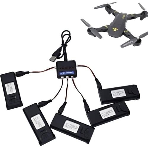 NEW Charger Sets For VISUO XS809 XS809S XS809HW XS809W 3.7V 900mAh Lipo Battery RC Quadcopter Spare Parts Accessories RC Drones