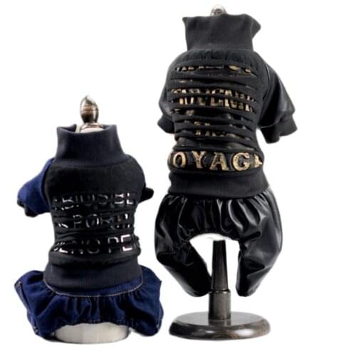 NEW Fashion Quality Dog Jumpsuit Pet Clothes 2 Color Handsome Clothing for Small Pet XS S M L XL XXL