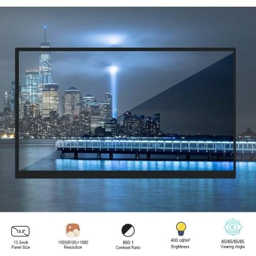 Original BOE NV133FHM-N59 13.3 Inch 1920x1080 TFT LCD Panel Screen Display Digitizer Spare Parts Assembly Replacement