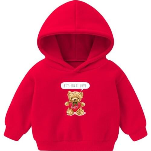 Autumn Early Winter Hoodies Coat Toddler Baby Kids Boys Girls Clothes Hooded Solid Plain Hoodie Sweatshirt Tops