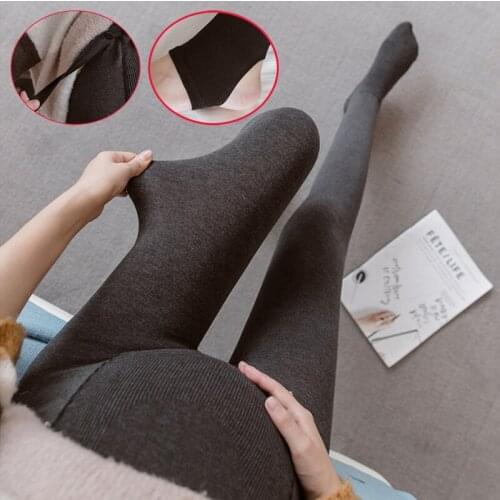Autumn Adjustable Maternity Velvet Leggings Pregnancy Clothes Maternity Pants Winter Pregnant Women Pantyhose Tight Stockings