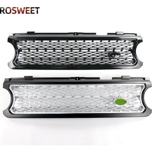 Car Front Bumper ABS Grille Grill For Land Rover Range Rover Vogue 2006-2009 L322 4.2 Supercharge Grille Style DHB500550LQV