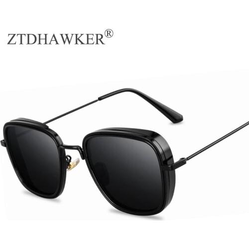 Retro Women Sunglasses Square Steampunk Trending Products Eyeglasses Personality Stylish Metal Glasses