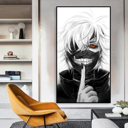 Tokyo Ghoul Original Design Anime Wall Art Print,20 x 28 Inches,No Frame