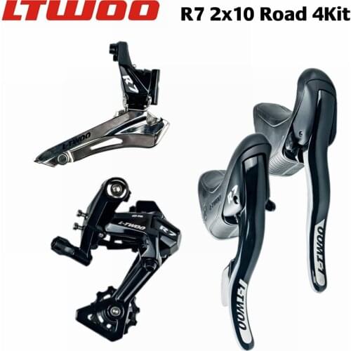 LTWOO R7 2x10 Speed Road Bike Shifters 20 Speed Groupset Front Rear Bicycle Derailleurs Compatible for R3000 R4700 Claris Sora