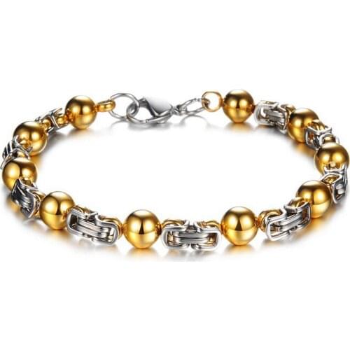 Золотые браслеты для мужчин VQYSKO China At AliExpress