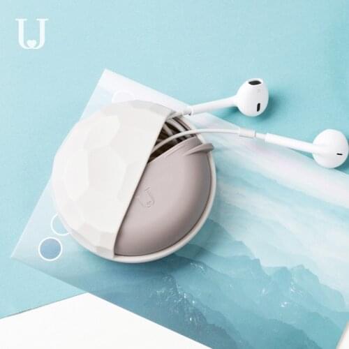 1pc xiaomi youpin Multifunctional Portable Storage Box for Data Line Headphone Cord Ring Bracelet Reader Storage Box