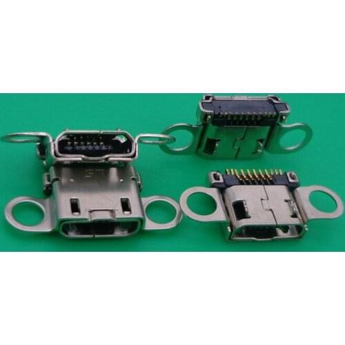 10pcs/lot USB Jack for Samsung NOTE4 N910 N915 N9100 N9108 SM-N910F N9106 N9109 Micro USB Data Power Connector