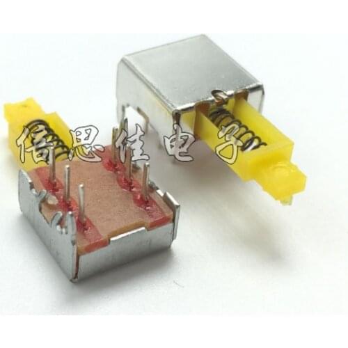 30pcs/PS-22E50 Straight key switch Self-locking/No lock switch Key switch 6 Pin