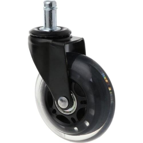 5Pcs 11x22mm Office Chair Wheels Wivel Rubber Caster Wheel Safe Rolling Caster Replacements For Home Furniture