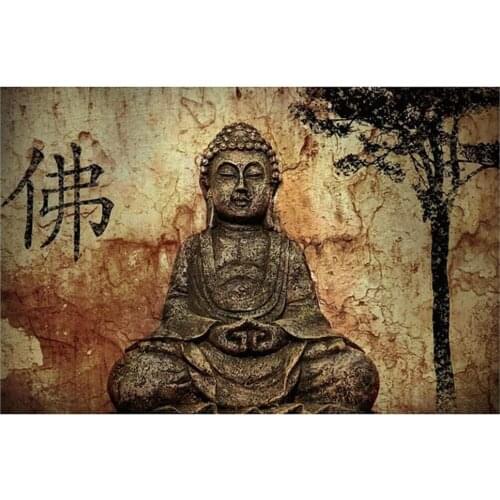 5D DIY Diamond Painting Full Square/Round Buddha statue Cross stitch Kit Mosaic Rhinestones Diamond Embroidery DFL105