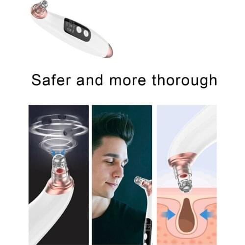 6 in 1 Electric Pore Cleanser Remove Blackheads Pimples Instrument Facial Cleaning Tool