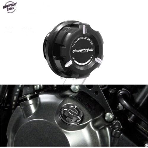 Motorcycle Accessories Engine Filler Oil Cap Case for Triumph Street Triple R From 2008